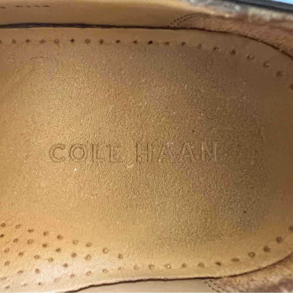 Cole Haan Caldwell Black Leather Cap Toe Oxford 9.5 EE 08330 MSRP $150
